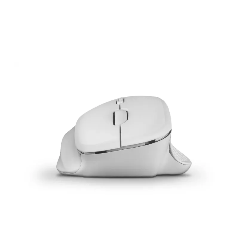 Mars Gaming MMWERGO belaidė pelė, ergonominė, balta, dešiniarankiams, mechaninė, RF belaidė, 3200 DPI, balta