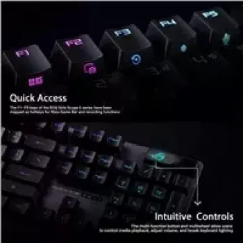 ASUS ROG Strix Scope II klaviatūra, skirta žaidimams, USB, juoda