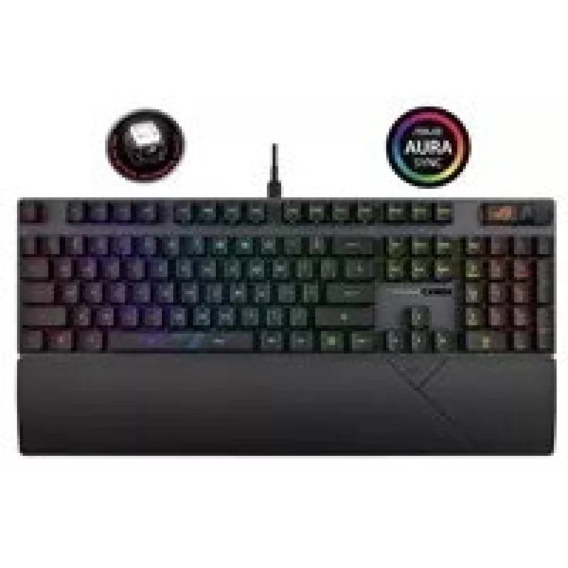 ASUS ROG Strix Scope II klaviatūra, skirta žaidimams, USB, juoda