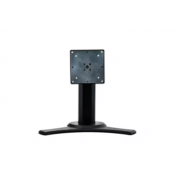 Monitoriaus stovas HANNspree 80-04000004G000, skirtas 22–24 colių ekranams, VESA 75x75–100x100, 4,3 kg talpa, reguliuojamas aukštis, pasukamas ir pakreipiamas, juodas