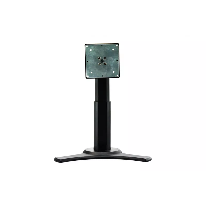Monitoriaus stovas HANNspree 80-04000004G000, skirtas 22–24 colių ekranams, VESA 75x75–100x100, 4,3 kg talpa, reguliuojamas aukštis, pasukamas ir pakreipiamas, juodas