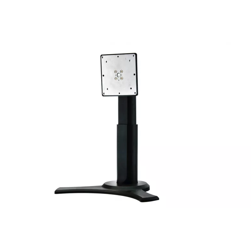 Monitoriaus stovas HANNspree 80-04000004G000, skirtas 22–24 colių ekranams, VESA 75x75–100x100, 4,3 kg talpa, reguliuojamas aukštis, pasukamas ir pakreipiamas, juodas