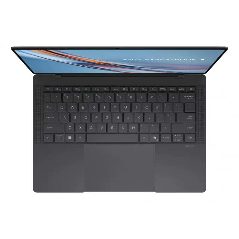 ASUS ExpertBook Ultra B9406CAA-TH0579X Copilot+ PC Intel Core Ultra 7 356H Nešiojamasis kompiuteris 35,6 cm (14 colių) WQXGA+ 32 GB LPDDR5x-SDRAM 1 TB SSD Wi-Fi 7 (802.11be) Windows 11 Pro US International Pilka