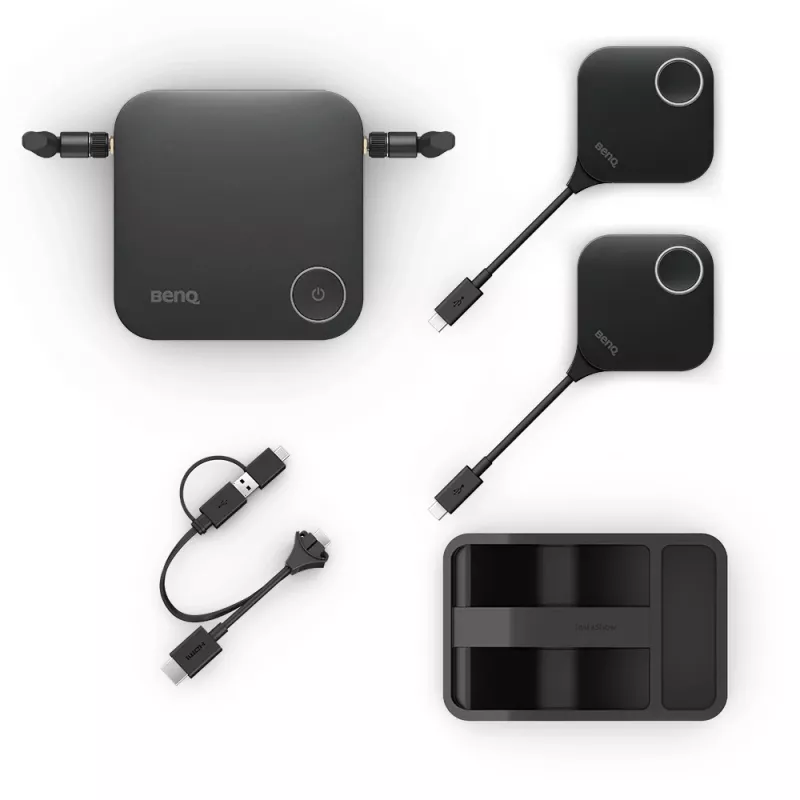 BenQ WDC25 belaidė pristatymo sistema 4K HDMI / USB Type-C
