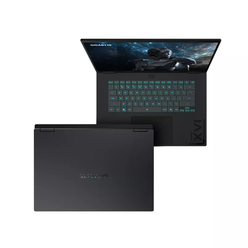 GIGABYTE GAMING A16 PRO DYHG5DECC4SH nešiojamasis kompiuteris Intel Core 7 240H 40,6 cm (16 colių) Quad HD+ 32 GB LPDDR5x-SDRAM 1 TB SSD NVIDIA® GeForce RTX™ 5080 nešiojamojo kompiuterio GPU Wi-Fi 6E (802.11ax) Windows 11 Home juoda