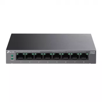 TP-Link LiteWave 8 prievadų gigabitinio darbastalio komutatorius su 8 prievadais PoE+