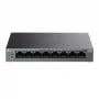 TP-Link LiteWave 8 prievadų gigabitinio darbastalio komutatorius su 8 prievadais PoE+