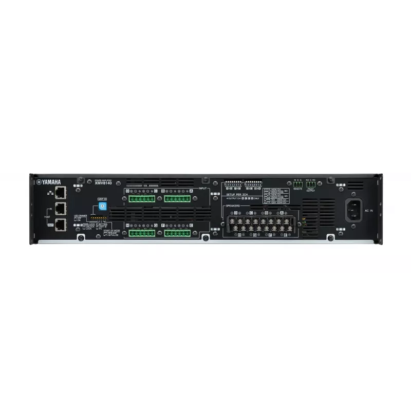Yamaha XMV8140 garso stiprintuvas, skirtas pasirodymams/scenai, juoda, pilka