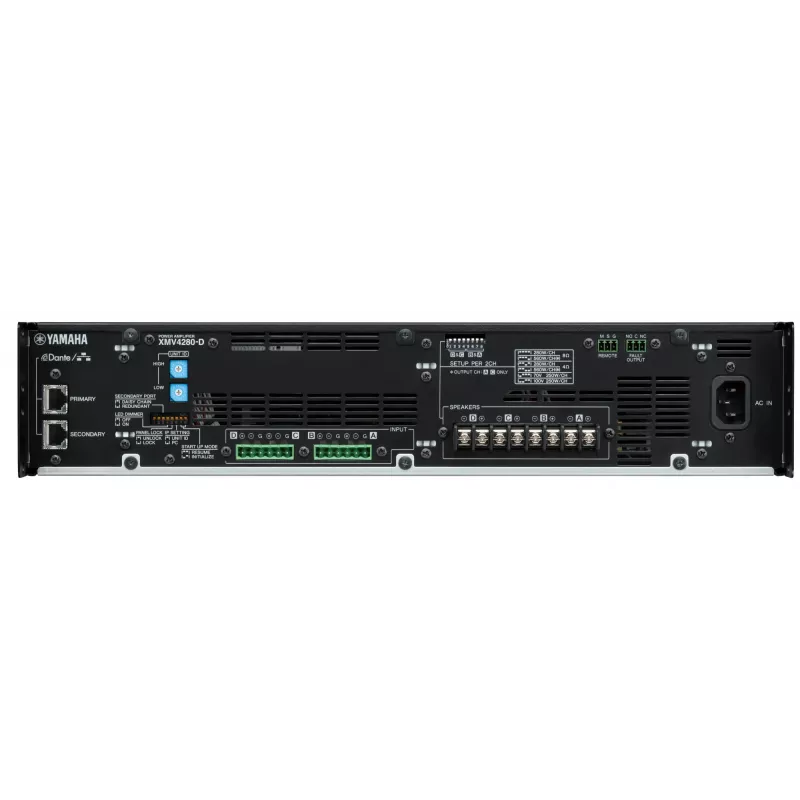 Yamaha XMV4280-D garso stiprintuvas, skirtas scenai / pasirodymams, juoda, pilka