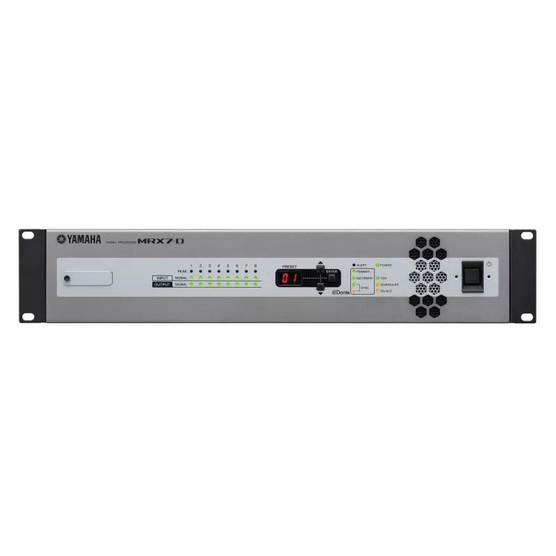 Yamaha MRX7-D AV procesorius Juoda, Sidabrinė Integruotas ekranas LCD
