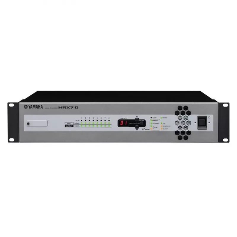 Yamaha MRX7-D AV procesorius Juoda, Sidabrinė Integruotas ekranas LCD