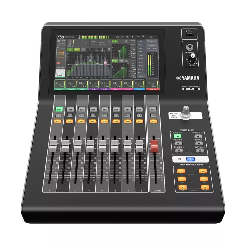 Yamaha DM3 garso maišytuvas 19 kanalų 20 - 20000 Hz Juodas