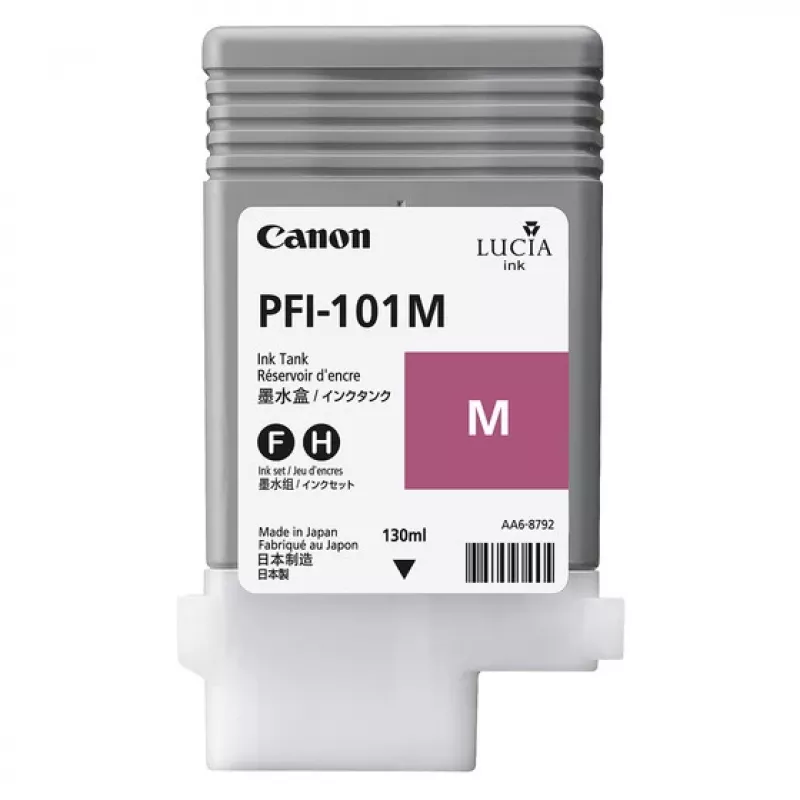 Canon PFI-101M rašalo kasetė, Originali, purpurinė