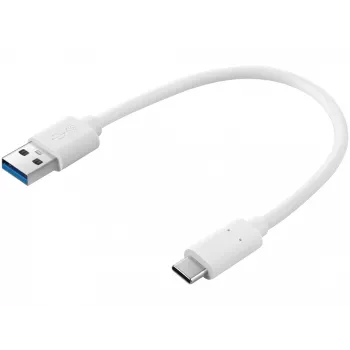 Sandberg USB-C 3.1 > USB-A 3.0 0.2M, 0,2 m, USB C, USB A, USB 3.2 Gen 1 (3.1 Gen 1), Baltas