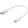 Sandberg USB-C 3.1 > USB-A 3.0 0.2M, 0,2 m, USB C, USB A, USB 3.2 Gen 1 (3.1 Gen 1), Baltas
