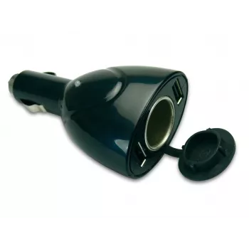 Sandberg automobilinis USB įkroviklis 3-in-1, automobilinis, cigarečių žiebtuvėlis, 5 V, juodas