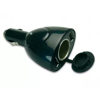 Sandberg automobilinis USB įkroviklis 3-in-1, automobilinis, cigarečių žiebtuvėlis, 5 V, juodas