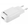 Sandberg Mini AC kroviklis USB 1A EU, vidaus, kintamoji srovė, 5 V, juoda, balta