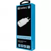 Sandberg Mini AC kroviklis USB 1A EU, vidaus, kintamoji srovė, 5 V, juoda, balta