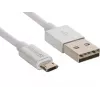 Sandberg MicroUSB reversinis laidas 1m, 1 m, USB A, Micro-USB A, sidabrinis, baltas