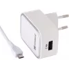 Sandberg kintamosios srovės įkroviklis EU Micro USB 2,4 A, vidaus, kintamoji srovė, 5 V, baltas