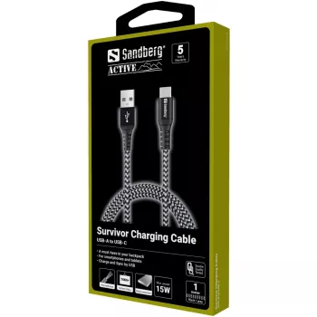 Sandberg Survivor USB-C–USB-A laidas 1 m