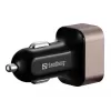 Sandberg automobilinis pakrovėjas 1xQC3.0+1xUSBC 24W, automobilinis, žiebtuvėlio lizdas, 12 V, juoda, pilka