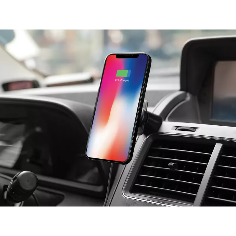 Sandberg In Car Wireless Magnetic Charger 15W, automobilinis, USB, belaidis įkrovimas, 1,2 m, juodas