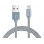 Sandberg Excellence Lightning pilkas 1 m, 1 m, Lightning, USB A, pilkas, tiesus, tiesus