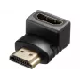 Sandberg HDMI 2.0 kampinis adapteris, HDMI, HDMI, juoda