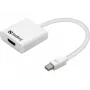 Sandberg adapteris MiniDP1.2>HDMI2.0 4K60, Mini DisplayPort, HDMI, kištukas, lizdas, 3840 x 2160 pikselių, 6 Gbit/s
