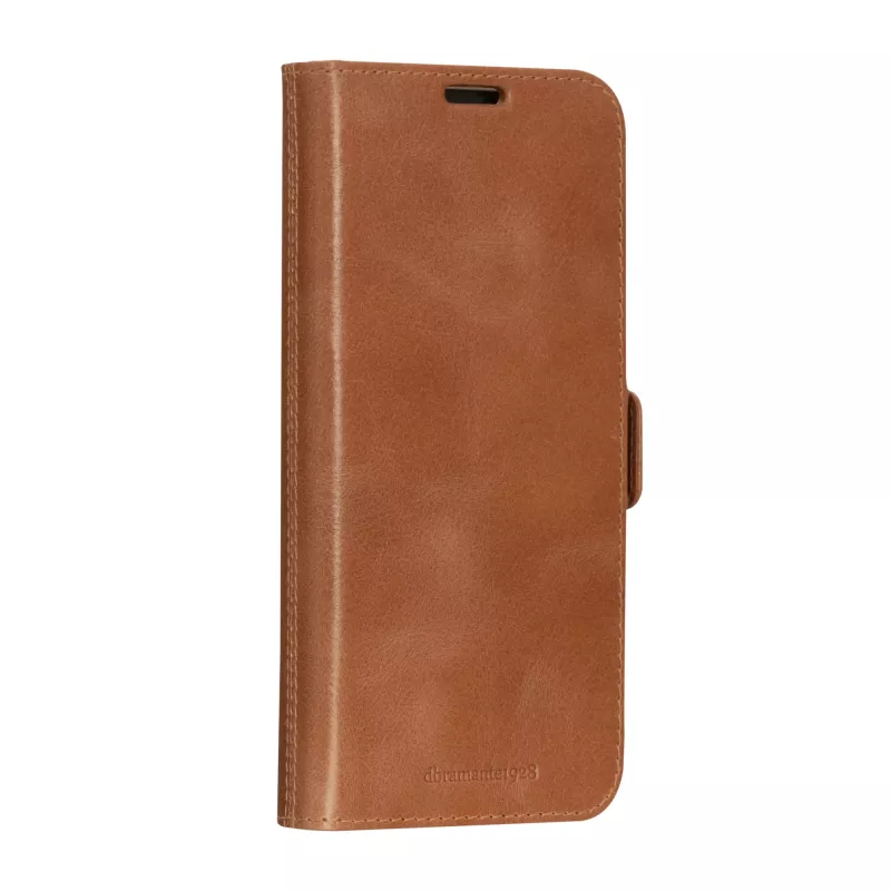 Dėklas-knygelė dbramante1928 Lynge, skirtas Samsung Galaxy S23+ — Tan, 3 kortelių kišenės, tinka 6,6 colio ekranui