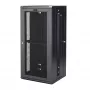StarTech.com 4-Post 26U Wall Mount Network Cabinet su 1U Shelf, 19 inch Hinged Wall-Mounted Server Rack for Data / AV / Electronics / Computer Equipment, Flexible Vented Rack Enclosure