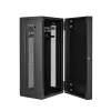 StarTech.com 4-Post 26U Wall Mount Network Cabinet su 1U Shelf, 19 inch Hinged Wall-Mounted Server Rack for Data / AV / Electronics / Computer Equipment, Flexible Vented Rack Enclosure