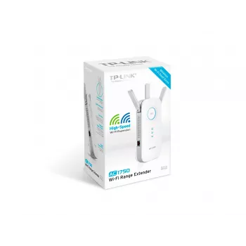TP-Link RE450 tinklo plėtiklis Tinklo siųstuvas Baltas 10, 100, 1000 Mbit/s