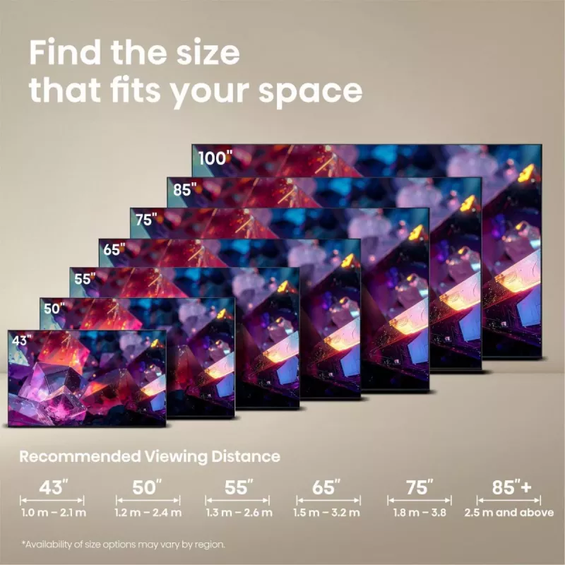 Hisense 75E7S PRO TV 190,5 cm (75 col.) UHD+ Išmanusis televizorius Wi-Fi Juodas 350 cd/m²