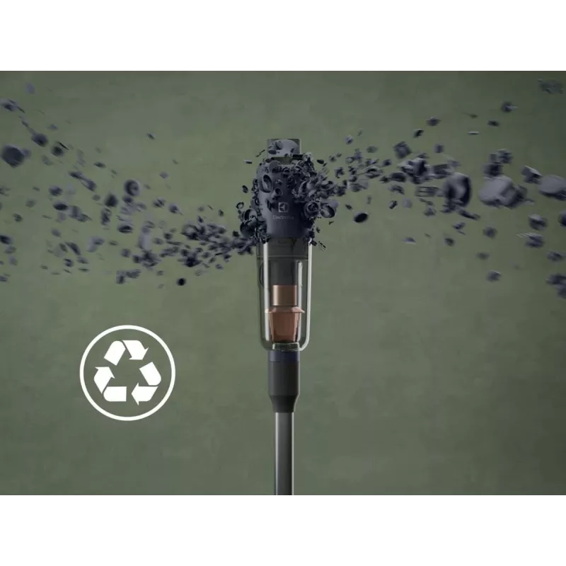 Electrolux EP71B14WET belaidis dulkių siurblys Baterija Sausas Be maišelio 0.3 L Mėlynas 4 Ah