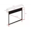 Multibrackets M 16:9 Motorizuotas projekcinis ekranas 240x135, 108 coliai