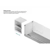 Multibrackets M 1:1 Motorizuotas projekcijos ekranas 240x240, 135 colio, baltas leidimas