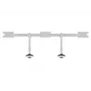 Grommet pagrindas Multibrackets M Desktopmount, skirtas viengubo/dvigubo/trigubo monitorių stovams, juodas, modelis 7350022737433