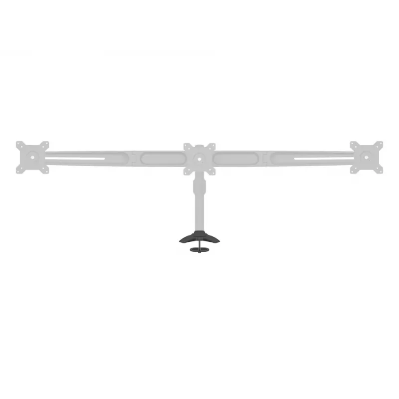 Grommet pagrindas Multibrackets M Desktopmount, skirtas viengubo/dvigubo/trigubo monitorių stovams, juodas, modelis 7350022737433