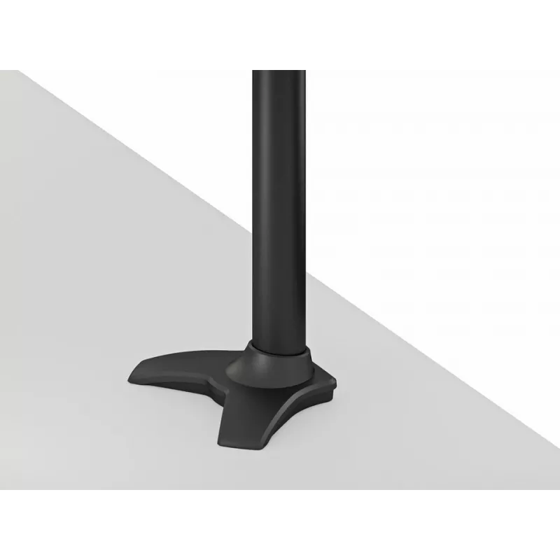 Grommet pagrindas Multibrackets M Desktopmount, skirtas viengubo/dvigubo/trigubo monitorių stovams, juodas, modelis 7350022737433