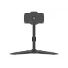 Grommet pagrindas Multibrackets M Desktopmount, skirtas viengubo/dvigubo/trigubo monitorių stovams, juodas, modelis 7350022737433