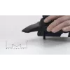 Grommet pagrindas Multibrackets M Desktopmount, skirtas viengubo/dvigubo/trigubo monitorių stovams, juodas, modelis 7350022737433