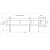 Multibrackets M Universal Swing Arm 180 Degrees Large Juoda 75 kg 48-69 col.