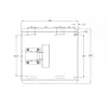 Multibrackets M Universal Swing Arm 180 Degrees Large Juoda 75 kg 48-69 col.