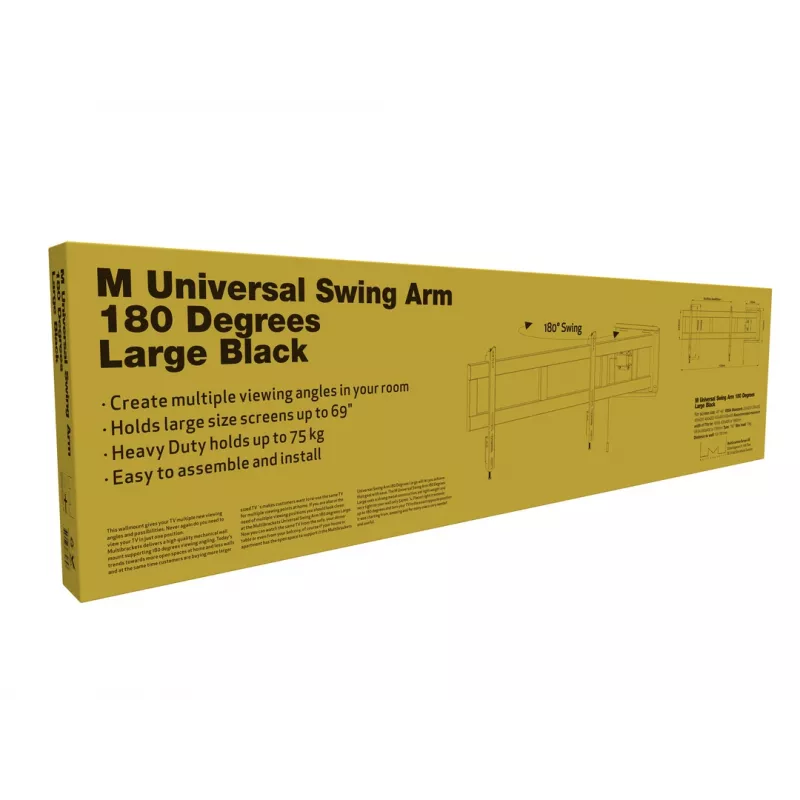 Multibrackets M Universal Swing Arm 180 Degrees Large Juoda 75 kg 48-69 col.