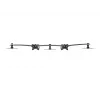 Multibrackets M VESA Desktopmount Triple Desk Clamp 24 col.–32 col. 24 kg