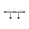 Multibrackets M VESA Desktopmount Triple Desk Clamp 24 col.–32 col. 24 kg