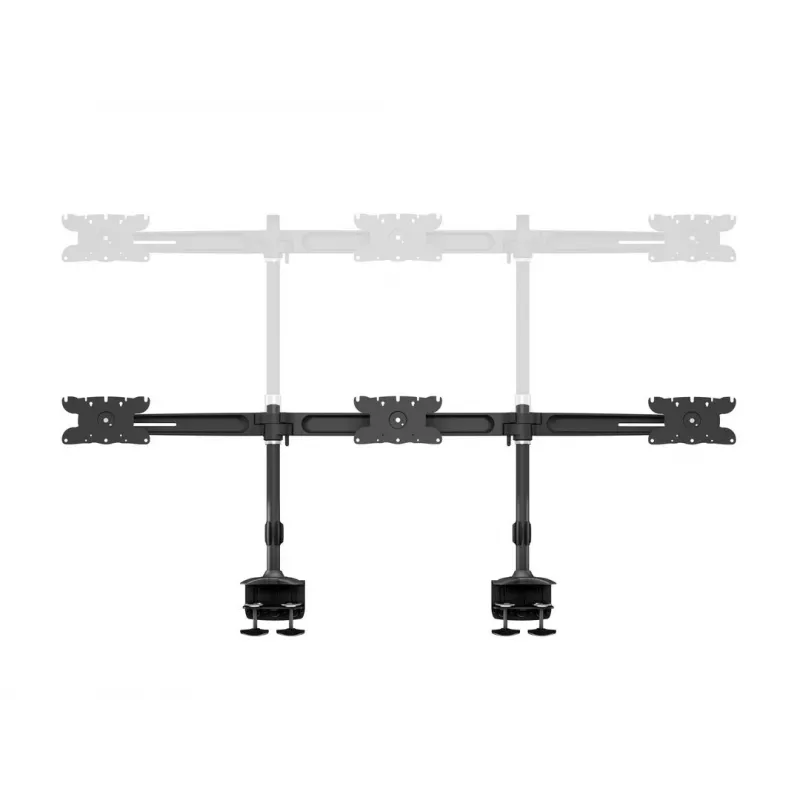 Multibrackets M VESA Desktopmount Triple Desk Clamp 24 col.–32 col. 24 kg